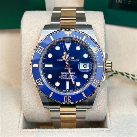 rolex submariner dual tone|2021 rolex submariner for sale.